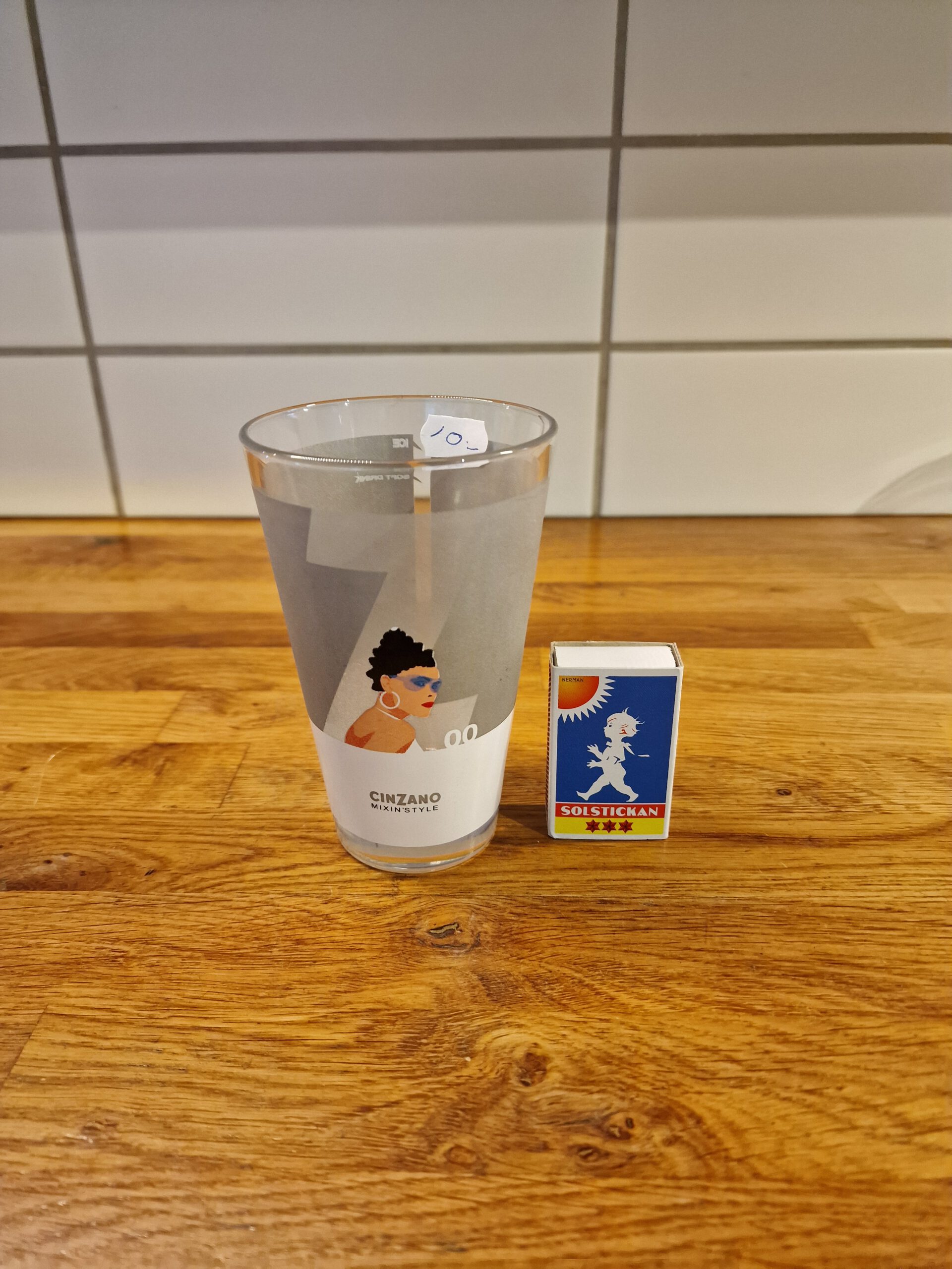 4560) Cinzanoglas 10 kr.